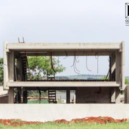 casas modernas, minimalistas, concreto aparente, caixote