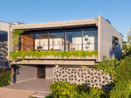 casa, prefabricados, concreto aparente, fachada