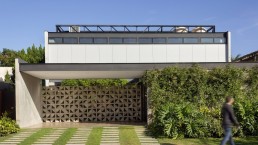 cornetta arquitetura, casas minimalistas, casas, industrializadas, pre fabricadas, concreto aparente, estrutura metalica, fachada, sobrado
