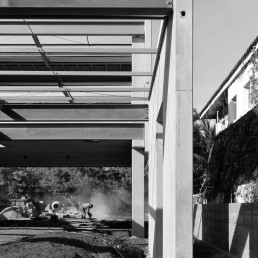 obra, casa, prefabricada, industrializada, premoldados, concreto, estrutura metalica
