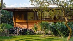 casa sustentável, madeira laminada colada, mlc, woodframe, fachada, santo antonio pinhal, campos do jordao, serra da mantiqueira