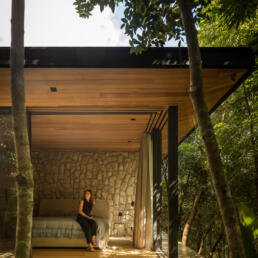 projeto, casa, moderna, minimalista, elegante, estrutura metalica, concreto, madeira