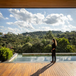 projeto, casa, moderna, minimalista, elegante, estrutura metalica, concreto, madeira