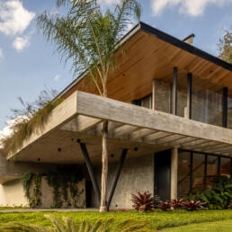 fachadas, casas, contemporaneas, concreto aparente, estrutura metalica, madeira