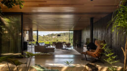 casa, prefabricada, moderna, casa de campo