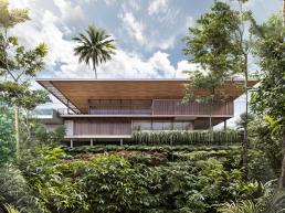 projeto, casa de campo moderna, estrutura metalica, madeira, vidro, mirante, vista panoramica