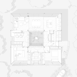 projeto, planta, perspectivada, arquitetura, bim, atelier, bow wow, bow-wow