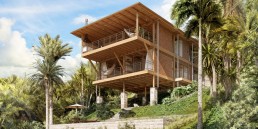 pedro, cornetta arquitetura, casas, madeira laminada colada, fachada, itacaré, bahia