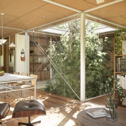 projeto, arquitetura, casa, suspensa, estrutura metalica,