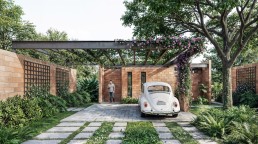 cornetta arquitetura, casa moderna, loft, bloco aparente, estrutura metalica, sao paulo