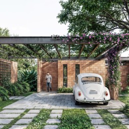 cornetta arquitetura, casa moderna, loft, bloco aparente, estrutura metalica, sao paulo